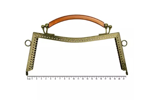 FECHO DA VOVÓ RETRÔ ALÇA CURVA 13X22 CM COR 30 BRONZE REF 487244
