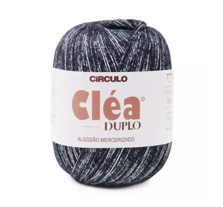 FIO CLÉA DUPLO COR 8736 ÍNDIGO 150 GR 508 MTS CÍRCULO