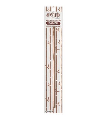 AGULHA DE CROCHÊ 4,0MM BAMBU ARTEPUNTO