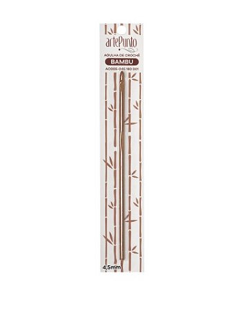 AGULHA DE CROCHÊ 4,5MM BAMBU ARTEPUNTO