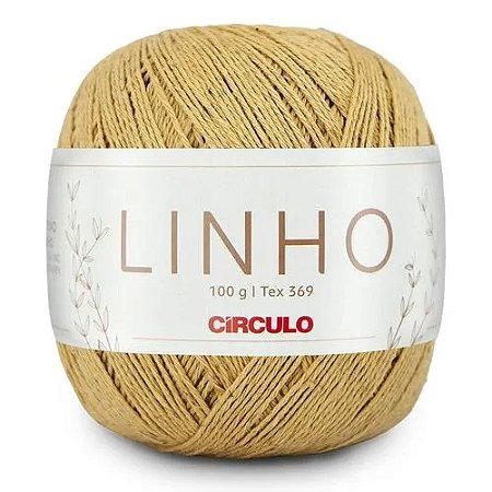 FIO LINHO 100 GR COR 7128 GOLDEN CÍRCULO