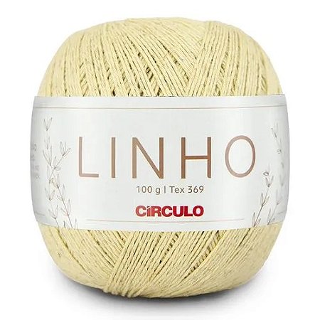 FIO LINHO 100 GR COR 1042 BAUNILHA CÍRCULO