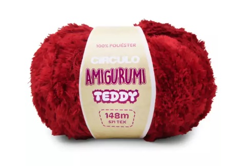 FIO AMIGURUMI TEDDY 148 MTS COR 3588 BATOM CÍRCULO