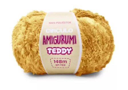 FIO AMIGURUMI TEDDY 148 MTS COR 1769 GOLDEN CÍRCULO
