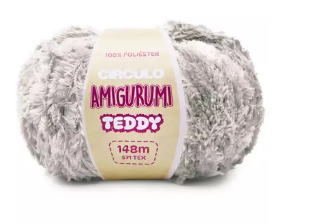 FIO AMIGURUMI TEDDY 148 MTS COR 1706 FLOCOS CÍRCULO