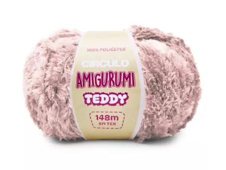 FIO AMIGURUMI TEDDY 148 MTS COR 3148 MACADÂMIA CÍRCULO
