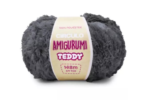 FIO AMIGURUMI TEDDY 148 MTS COR 8092 MAGNÉTICO CÍRCULO