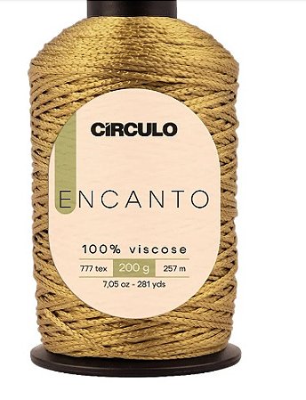 FIO ENCANTO VICONE COR 7577 OURO 257 MTS