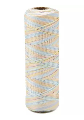 LINHA SUSI 200 MTS COR 9946 ARCO IRIS MESCLA BRANCO/AZUL