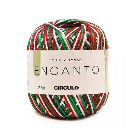 FIO ENCANTO NATAL COR 9070 GUIRLANDA 100 GR 128 MTS