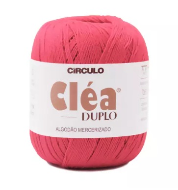 FIO CLÉA DUPLO COR 3048 FLAMINGO 150 GR 508 MTS CÍRCULO