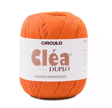 FIO CLÉA DUPLO COR 4456 LARANJA 150 GR 508 MTS CÍRCULO