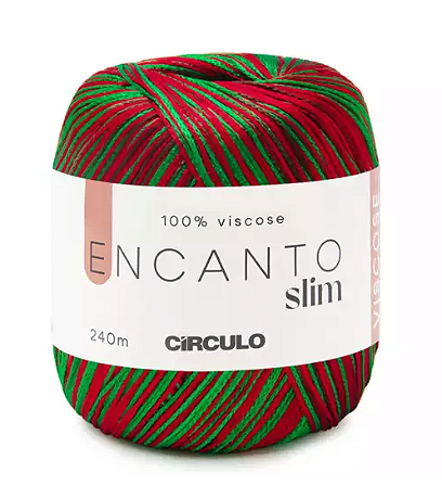 FIO ENCANTO SLIM NATAL COR 9055 ESTRELA 100 GR 128 MTS