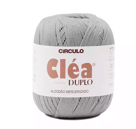 FIO CLÉA DUPLO COR 8473 ALUMINIO 150 GR 508 MTS CÍRCULO