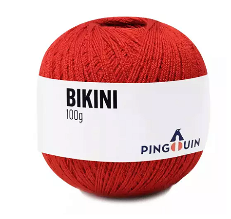 LINHA BIKINI PINGOUIN 100 GR COR 0314 TOMATE