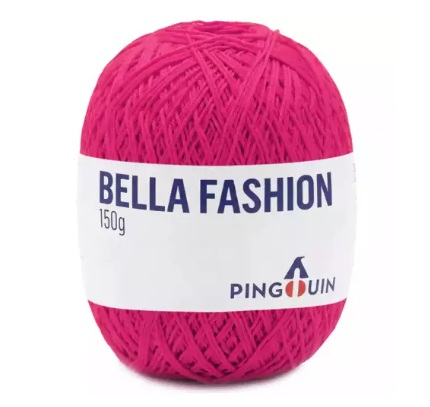 FIO BELLA FASHION PINGOUIN COR 0327 FUCSIA ROSA