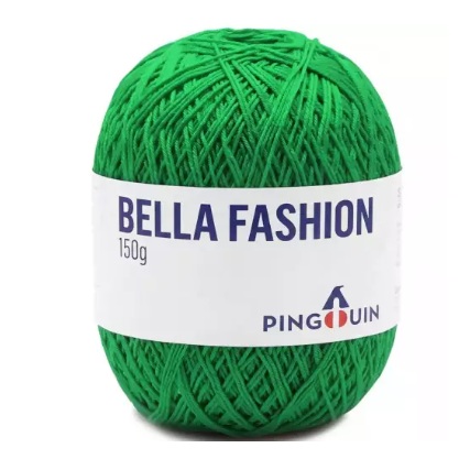 FIO BELLA FASHION PINGOUIN COR 0629 SAMAMBAIA VERDE