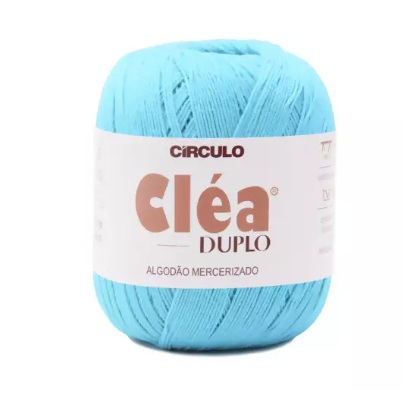 FIO CLÉA DUPLO COR 2151 CÉU 150 GR 508 MTS CÍRCULO