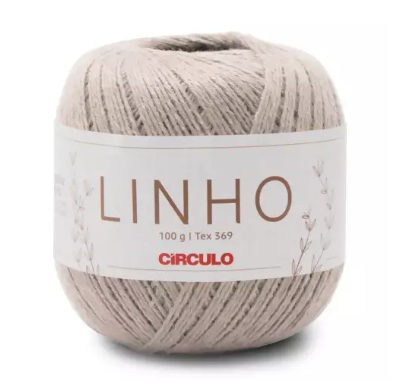 FIO LINHO 100 GR COR 7167 PALHA CÍRCULO