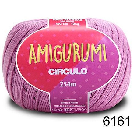 LINHA AMIGURUMI 125 G COR 6161 VIOLETA