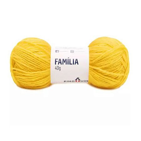 FIO FAMILIA 40 GR COR 0204 AMARELO IPE PINGOUIN