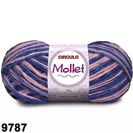 FIO MOLLET CIRCULO COR 9787 MESCLA PÁTINA 100 GR