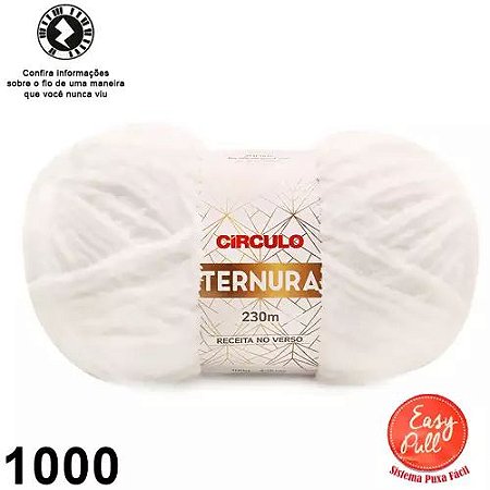 FIO TERNURA 230 M CIRCULO COR 1000 BRANCO