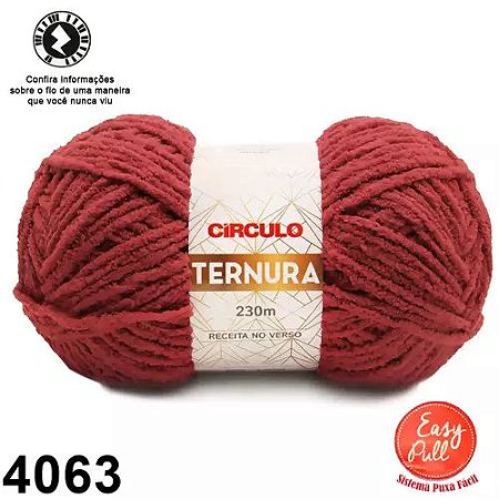 FIO TERNURA 230 M CIRCULO COR 4063 MARSALA