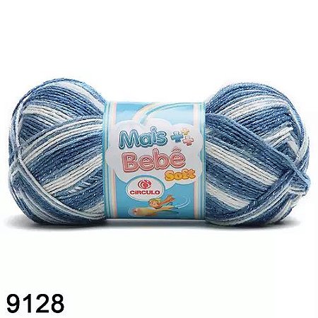 FIO MAIS BEBE SOFT 100G COR 9128 MESCLA INVERNO