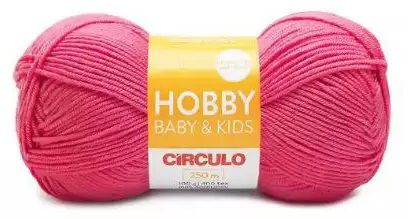 FIO HOBBY BABY KIDS 250 MTS 100 GR COR 3649 PINK