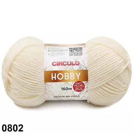 FIO HOBBY 160 MTS 100 GR COR 802 CLEAN NATURAL