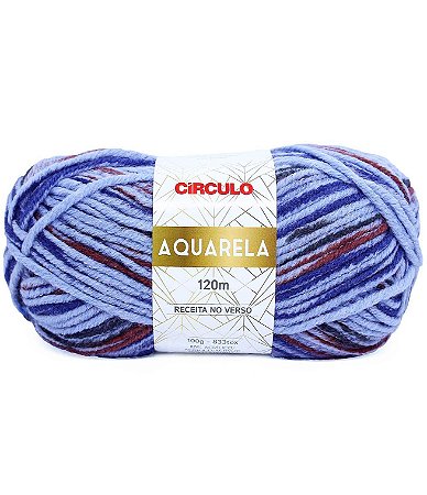 FIO AQUARELA 120 MTS CIRCULO COR 9580