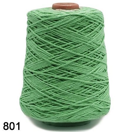 BARBANTE EUROROMA 600 GR FIO 6 COR 801 VERDE LIMAO 610 METROS