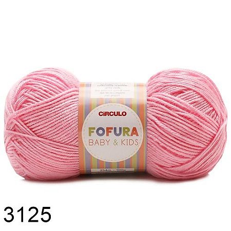 FIO FOFURA BABY 100 GR COR 3125 ROSA-QUARTZO