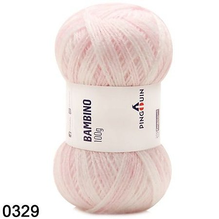 FIO BAMBINO PINGOUIN 100 gr COR 329 CARICIA