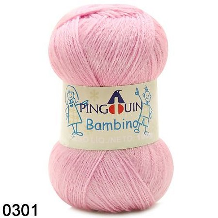 FIO BAMBINO PINGOUIN 100 gr COR 301 BABY