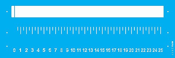 ESTENCIL 10X30 COSTURA FITA METRICA OPA2911