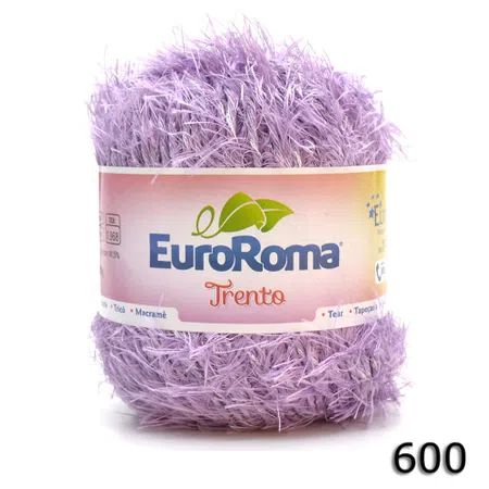 EUROROMA TRENTO 200 GR FIO 6 COR 600 LILAS CLARO