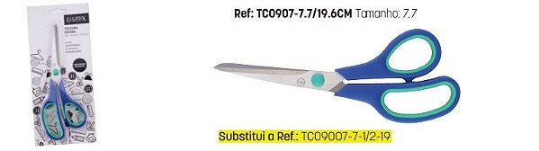 TESOURA COSTURA 19,6 CM REF TC0907 LULITEX