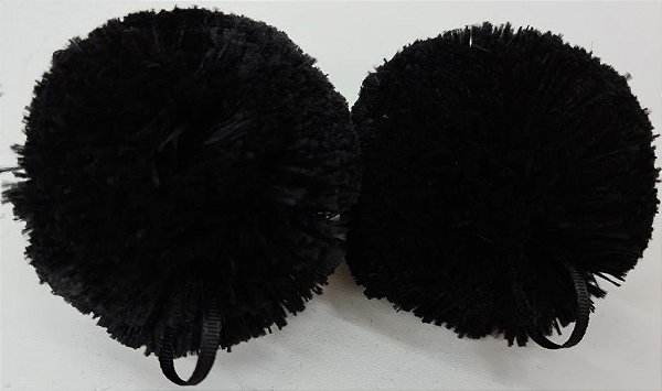 POMPOM 1144 C ALCA EM GORGURAO 2 UNID REF 4271/1 COR B99 PRETO