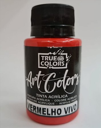 TINTA ACRILICA ARTCOLORS 60 ML COR 7557-VERMELHO VIVO