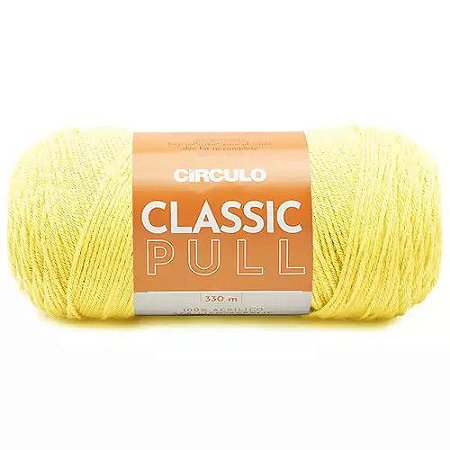 FIO CLASSIC PULL COR 1725 AMARELO BEBE 200 GR