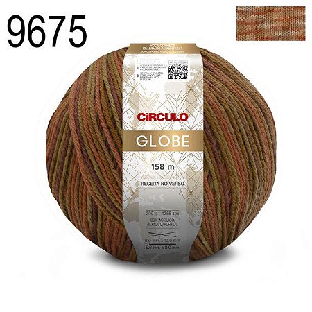 FIO GLOBE 200 GR COR 9675 MESCLA BRONZE