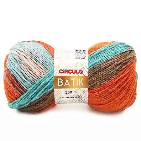 FIO BATIK CIRCULO 100G COR 9799 MESCLA VERAO