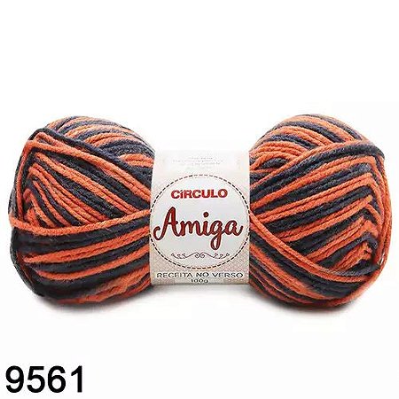 FIO AMIGA 100 GR COR 9561 MESCLA TOPAZIO