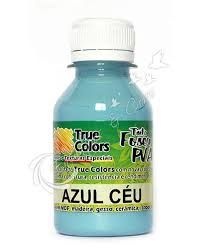 TINTA PVA FOSCO TRUE COLORS COR-7126 NOVO AZUL CEU 100 ML