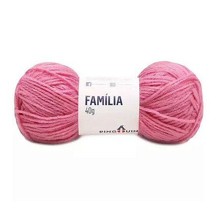 FIO FAMILIA 40 GR COR 4302 ROSA SOFT PINGOIN