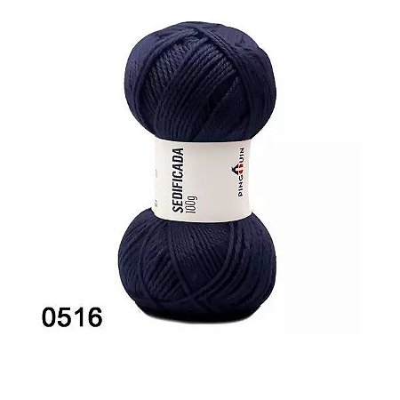 LÃ SEDIFICADA PINGOUIN 100 GR COR 516 AZUL NAVAL