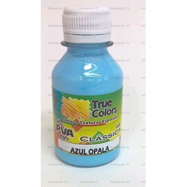 TINTA PVA FOSCO TRUE COLORS COR-7116 NOVO AZUL OPALA 100 ML