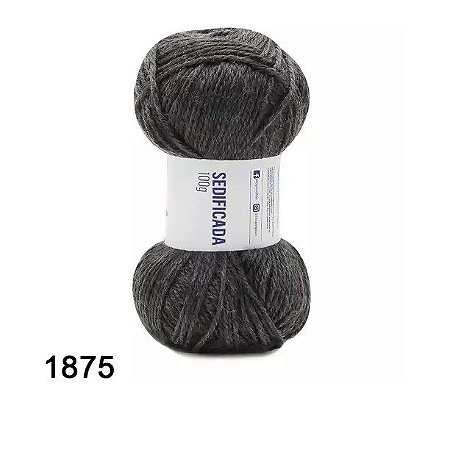 LÃ SEDIFICADA PINGOUIN 100 GR COR 1875 CINZA MELANGE